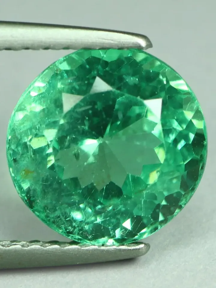3.25 Ct Wonderful Fire Sparkling 100% Natural Paraiba Blue Green Apatite Gemstone