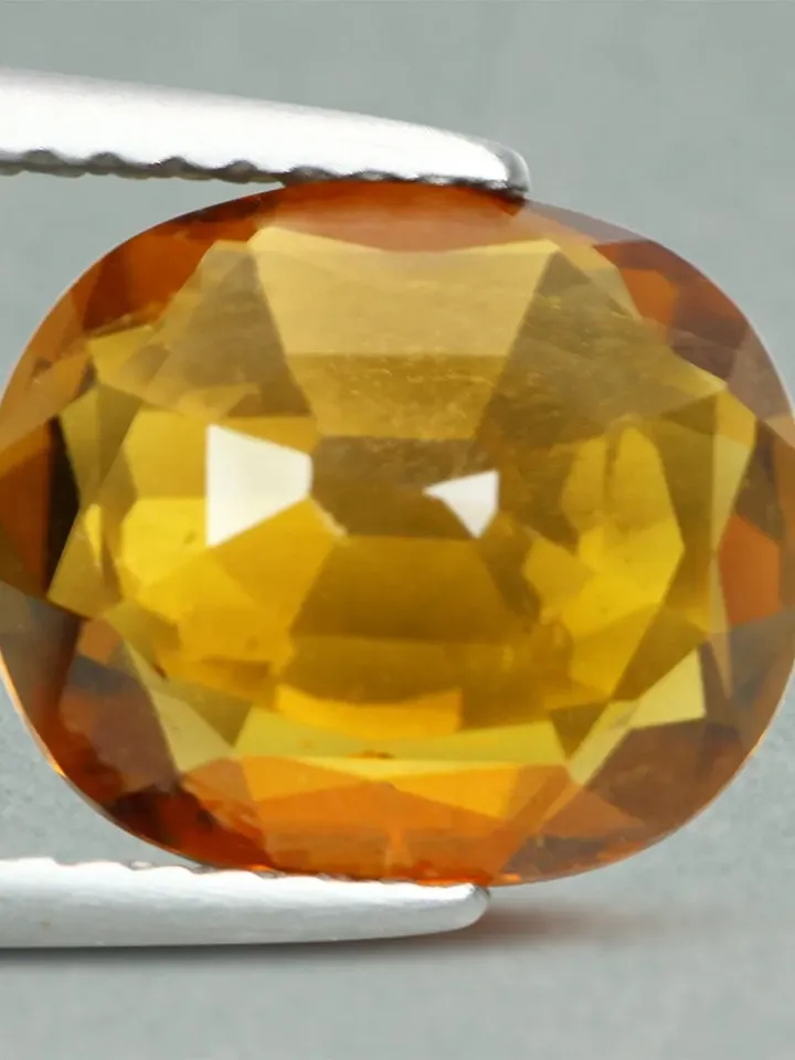 3.45 CT Magnificent Ultra ! Rare Unheated 100% Natural Honey color yellow Tourmaline
