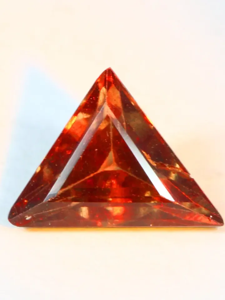 1.19 CT Superb! Trillion Cut Unheated 100% Natural Color Change Garnet