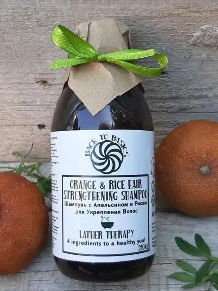 All Natural Shampoo, Plant Based Saponin, No SLS, No Silicon, Hair Strengthening, Moisturizing, Hair Growth Stimulating, Cruelty-Free