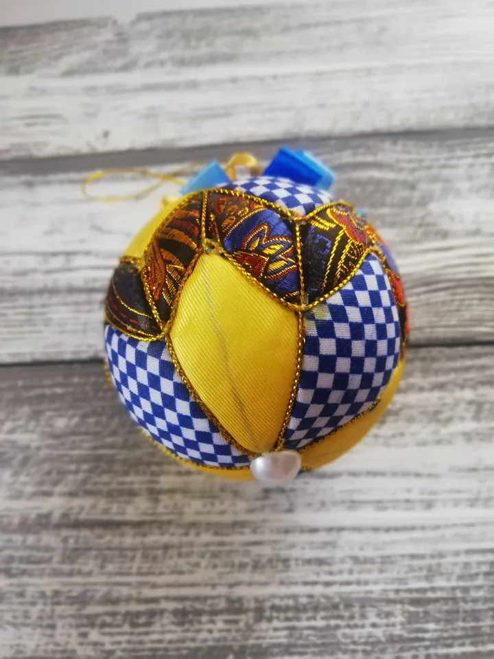 Set of 3 Bead ball toy for Christmas tree , Ball toy for Christmas