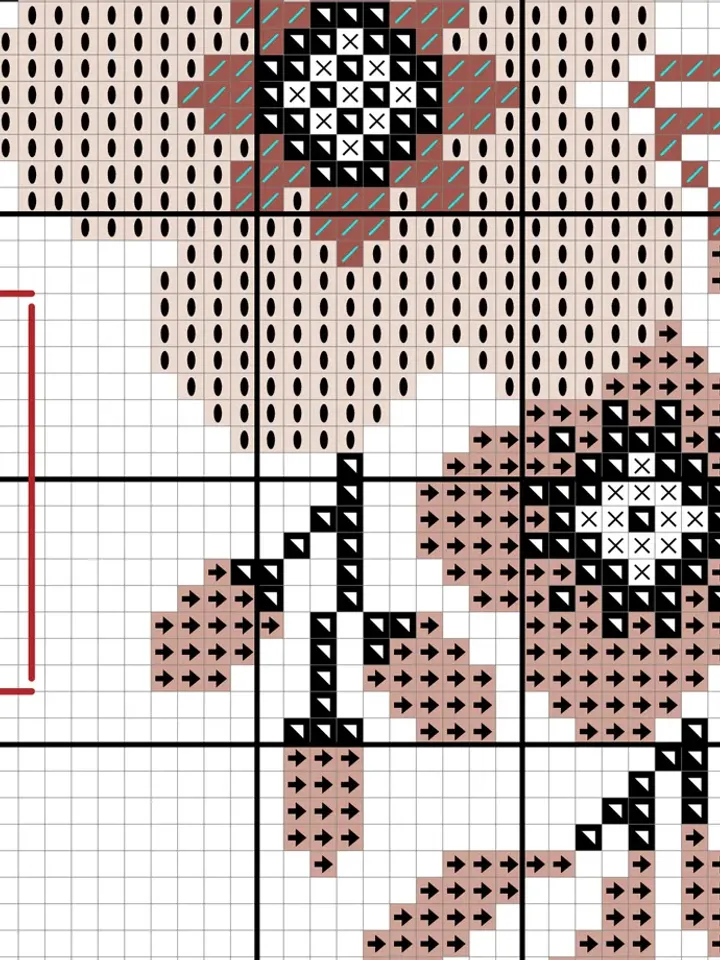 Wedding cross stitch pattern. DIY. Wedding announcement. Floral border.