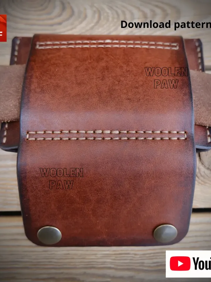 PDF download Pattern to make a Belt wallet ! EDC15