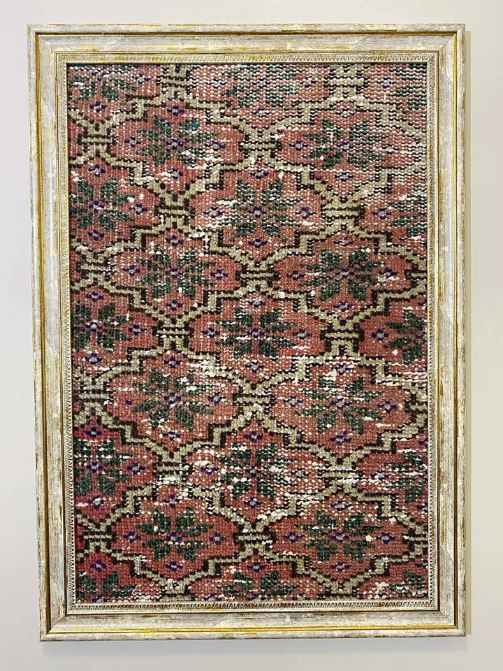 Hand-Woven Vintage Kilim Wall Hangings - Unique Home Decor - 50x70 cm - Boho Chic Woolen Art