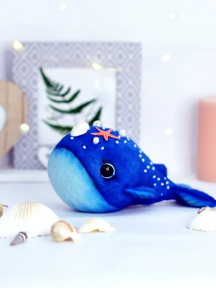 Sewing pattern Whale plush PDF