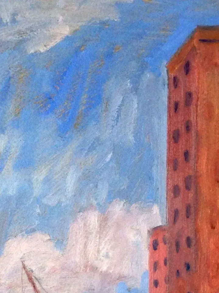 Original NYC Cityscape Painting - Williamsburg Bridge Delancey St/LES/NYC - 14x14 Oil on Panel, Original Urban Impressionist Landscape