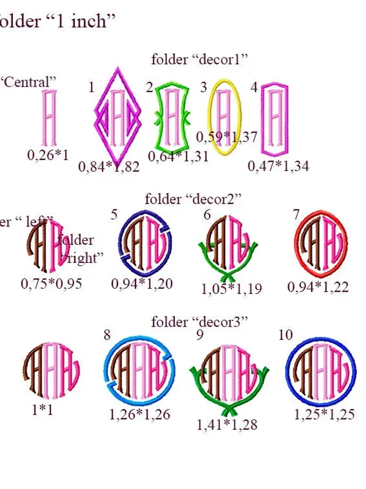 Circle monogram embroidery font 4x4 embroidery files letters Monogram embroidery fonts bundle Program for embroidery machine Alphabet pes