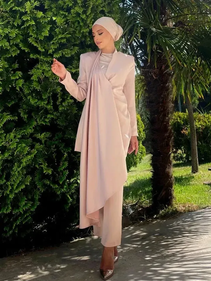 AHUNARE HIJAB - Wedding Dress, Muslim Evening Gown, Nikah, Islamic Wedding, Engagement, Bridesmaid,