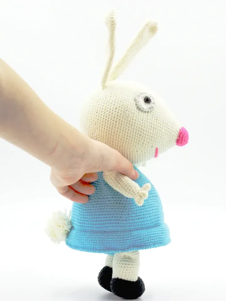 Plush rabbit, rabbit doll, forest animal, stuffed animal toy, collection doll, Easter decor