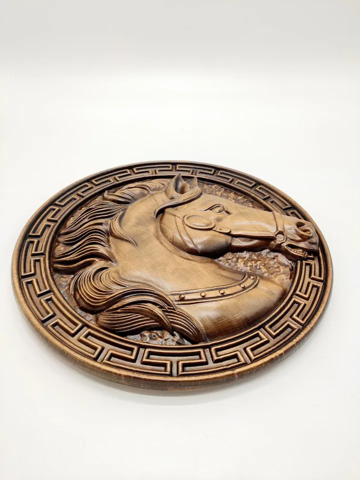Wooden Carved Horse, Horse sculpture, Carver wall art horse, Wooden horse, folk art, Home decor wall art horse, Wooden horse Decoration