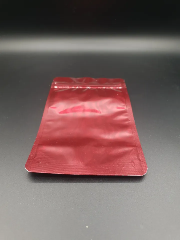 BURGUNDARY Mylar STAND UP Pouches with Valve option Resealable Coffee Bags, Compostable Bag Mylar Foil Coffee Pouch Food Bag With Zip Bag
