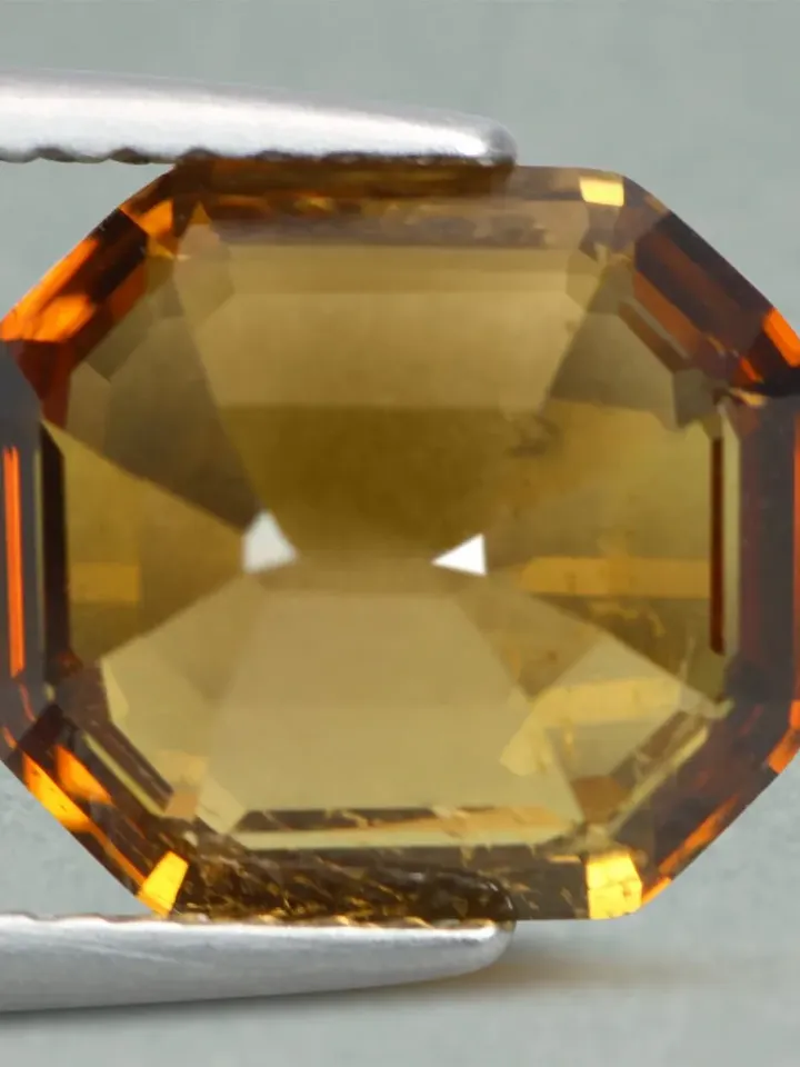3.75 CT Magnificent Ultra ! Rare Unheated 100% Natural Honey color yellow Tourmaline