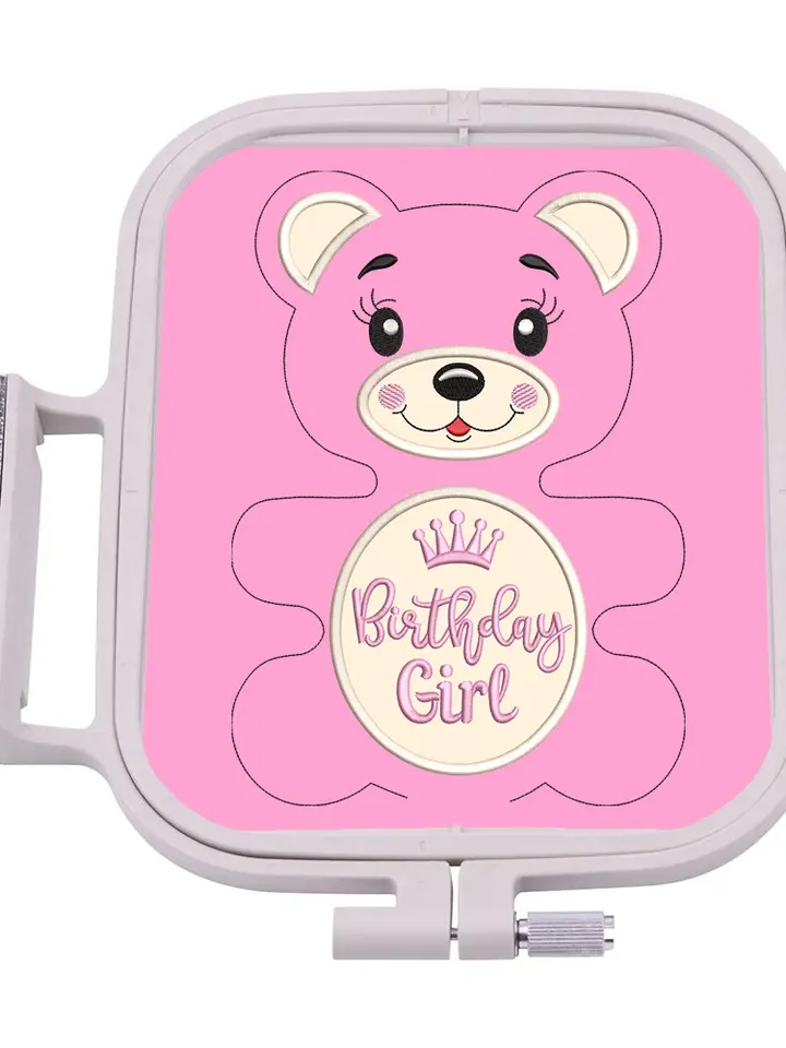 Bear stuffed toy In The Hoop Machine embroidery design Bear stuffed toy ITH Pattern Machine embroidery design