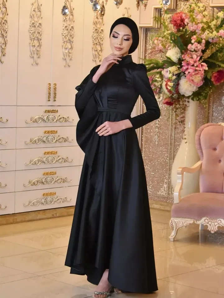 AHUNARE HIJAB - Wedding Dress, Muslim Evening Gown, Nikah, Islamic Wedding, Engagement, Bridesmaid