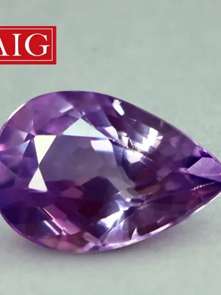 0.90 CT AIG Certified Superb Unheated 100%Natural Pink Sapphire from Madagascar