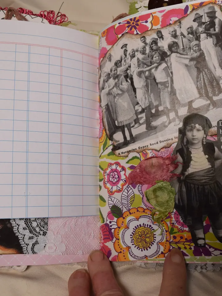 Journal "Gypsy Soul" Repurposed Junk Journal- Recycled Junk Journal