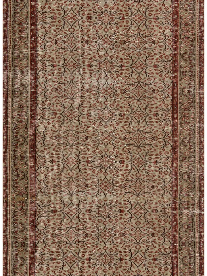 Antique Turkish Rug - 143x246 cm Brown Beauty with a Historical Twist, Perfect for Adding Old-World Charm to Your Home Decor!