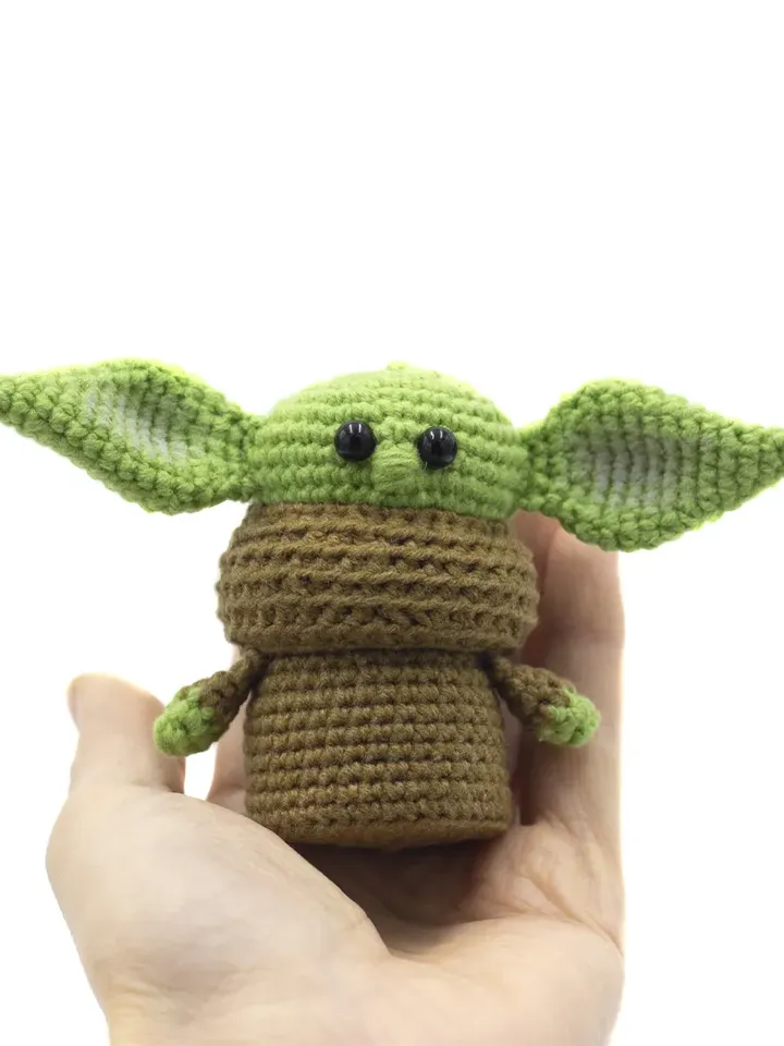 Crochet pattern baby Alien, crochet amigurumi, instant download pdf file green goblin alien toy, Crochet pattern pdf
