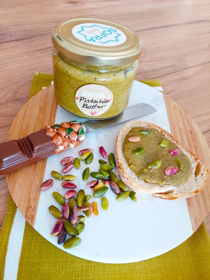 Homemade Organic Pistachio Butter | Roasted-Unsalted Pistachio Cream Spread | Pistachio Paste For Baking
