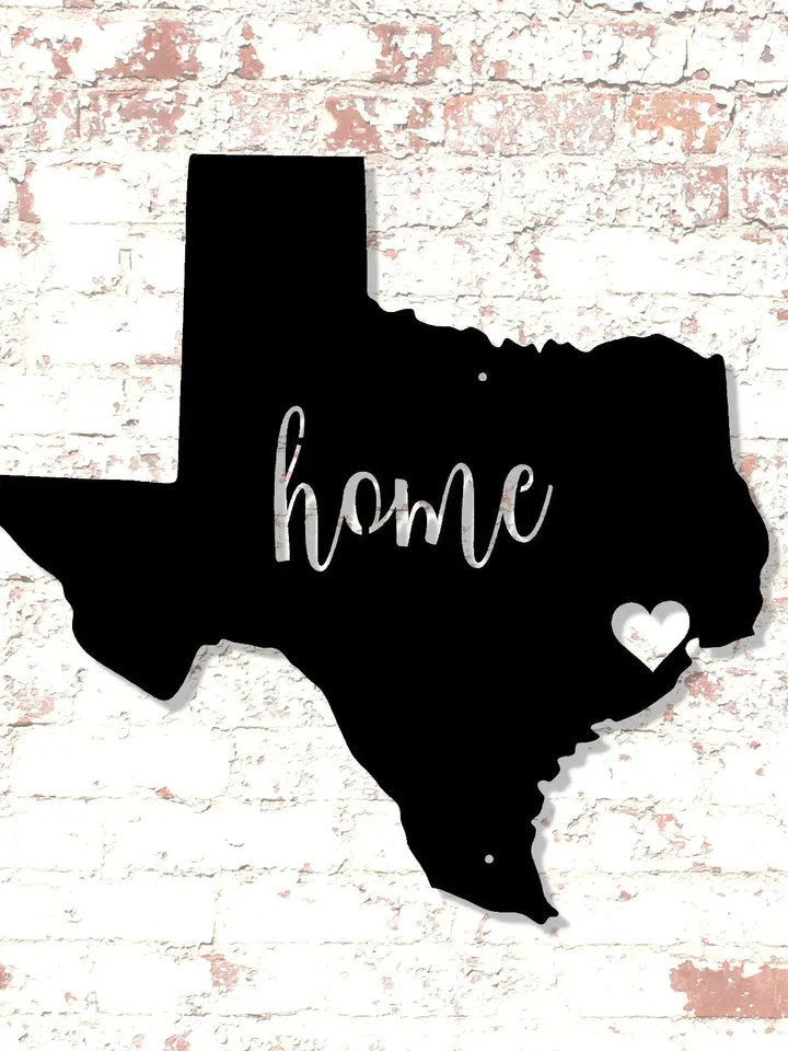 Personalized State sign, State Home Sign, Decorative State Decor