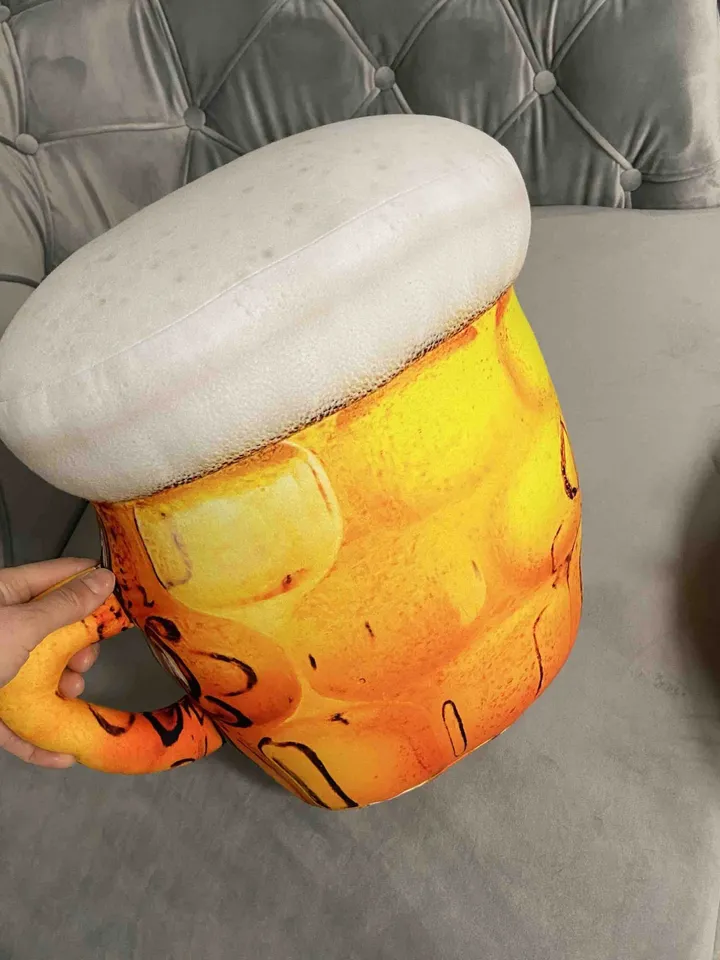 Beer pillow / beer gift / beer cushion / drinker beer / gift for men / funny beer / St Patricks Day / bierliebe