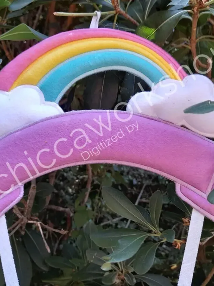 ITH Ghirlanda Unicorno Appeso- Ricamo a macchina con tutorial
