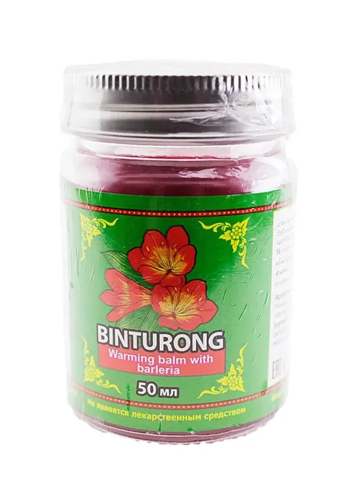 Thai balm with Barleria Binturong extract, 50 ml