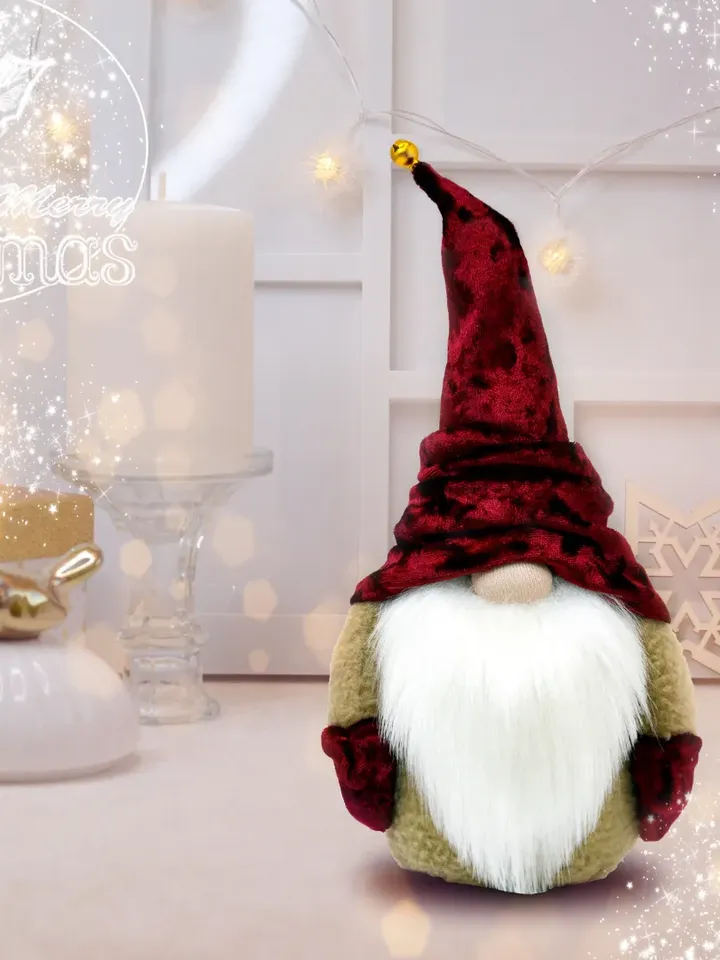 6 PATTERNS GNOME, Video instruction, Norwegian Gnome , Christmas Decor, Christmas Gnome, Easter Gnome, Love Gnome