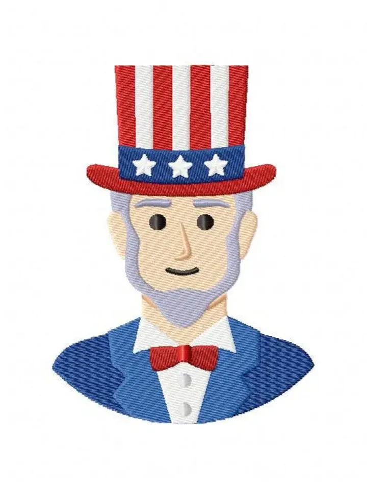 American Man Applique machine embroidery designs,Instant Download,embroidery pattern,USA,7 Size,Digital Machine,New,Sale,Gnomes,Dst,Jef,Xxx