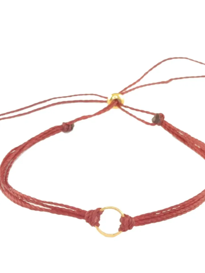 Beach Anklet Bracelet, Foot Jewelry, Anklets for Women, Boho Summer Anklet, Wax Cord Anklet Bracelet, Summer Jewelry, Dainty Anklet Bracelet