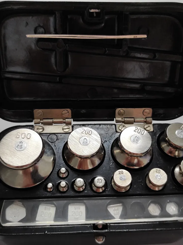 Vintage weights General purpose set Soviet scales for scales of 1965 of release