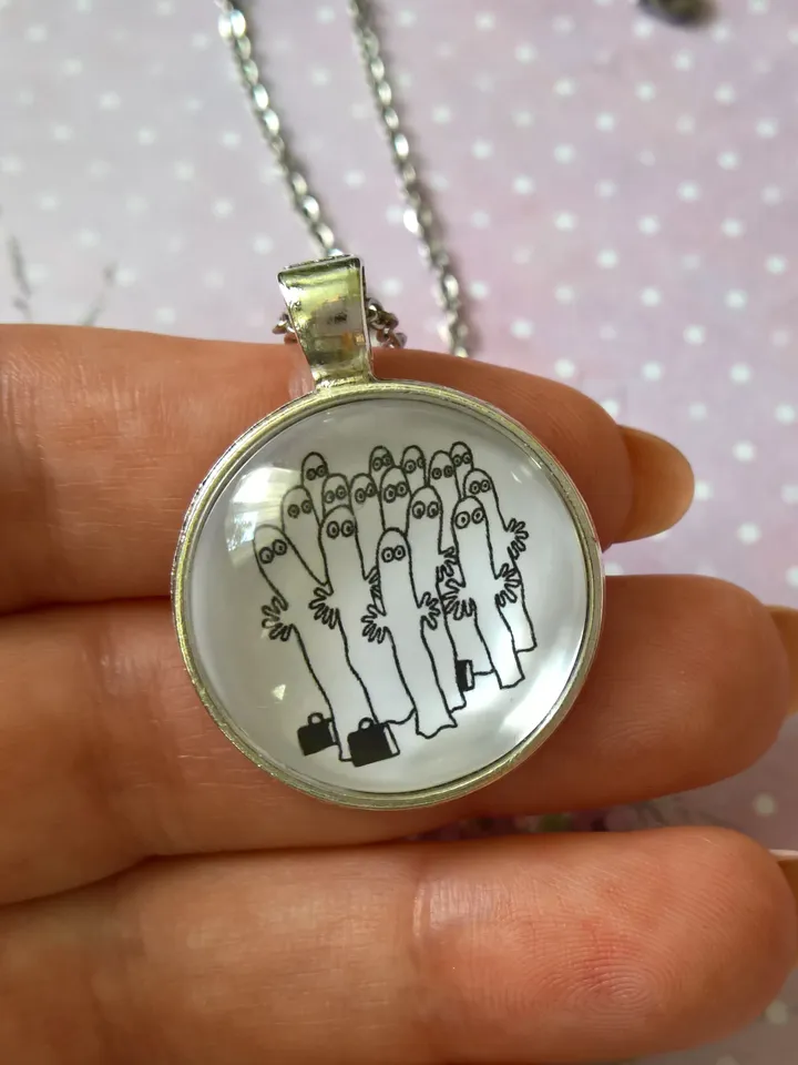 Hattifatteners pendant Moomin necklace