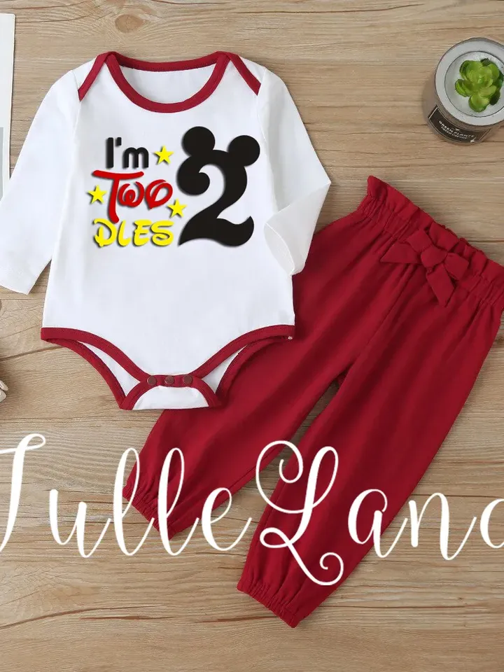 Oh Toodles, I'm TWO Mouse Birthday TWOdles 2nd Second Birthday Digital design Cricut svg dxf eps png ipg pdf cut file