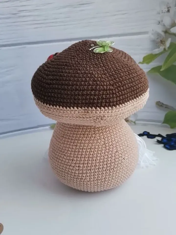 Crochet pattern Mushroom "Wise old man" amigurumi crochet toy crochet pattern in english PDF file with detailed descript