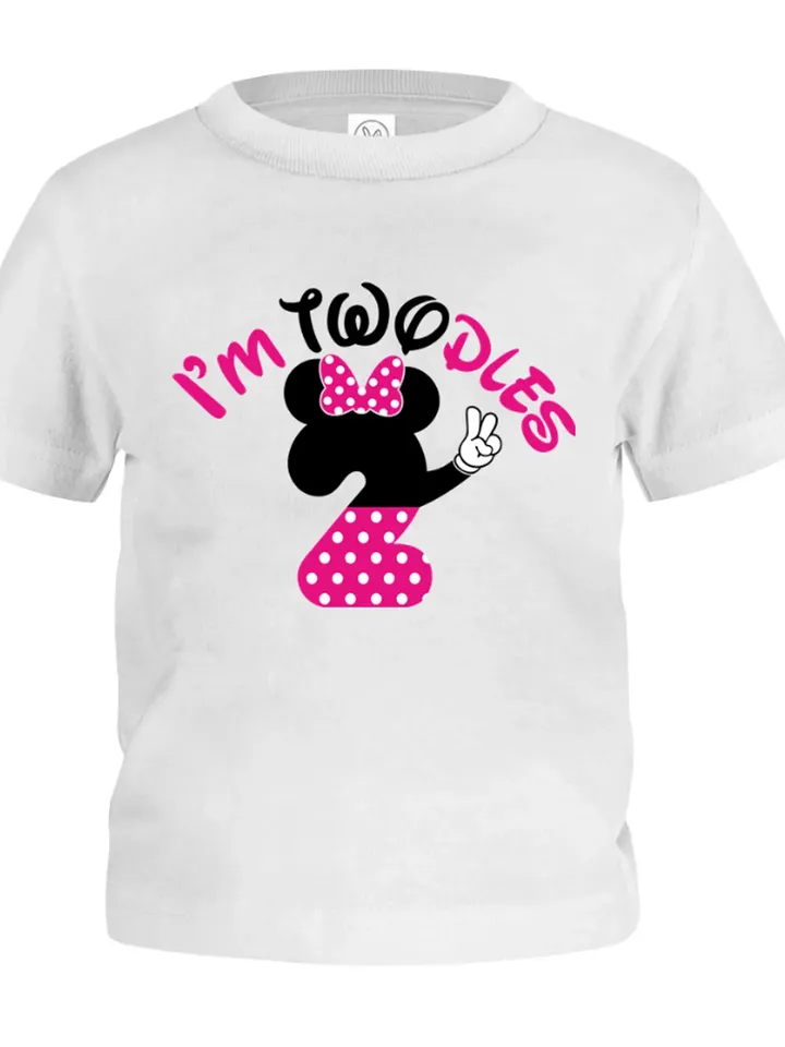 Oh Toodles, I'm Two Mouse Birthday oh TWOdles 2nd Two Birthday digital design Cricut svg dxf eps png ipg pdf cut file