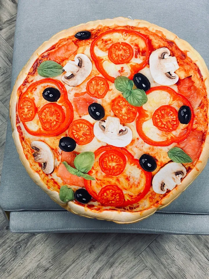 Pizza Pillow / Giant pizza / Food pillow / Pizza gifts / pizza Cushion / pizza lover gift