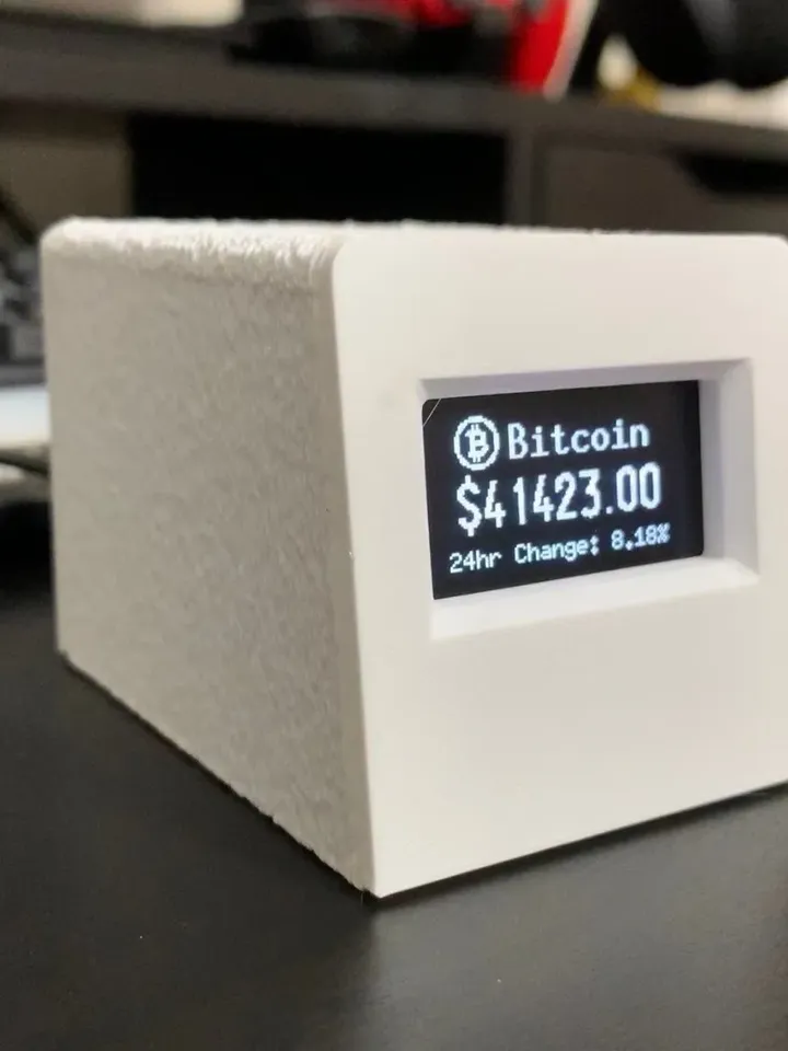Mini Crypto Coin Price Ticker Display