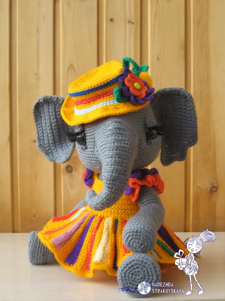 PATTERN: Elephant Martha crochet pattern*