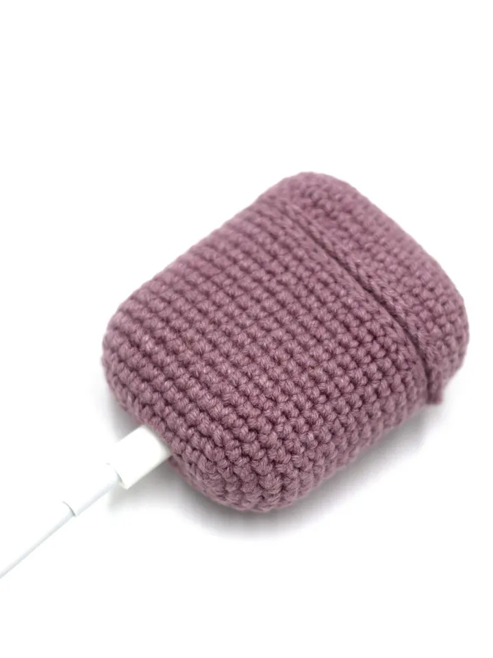 Crochet pattern basic case earphone case, PDF crochet English pattern headphone cover Handmade DIY Craft Tutorial
