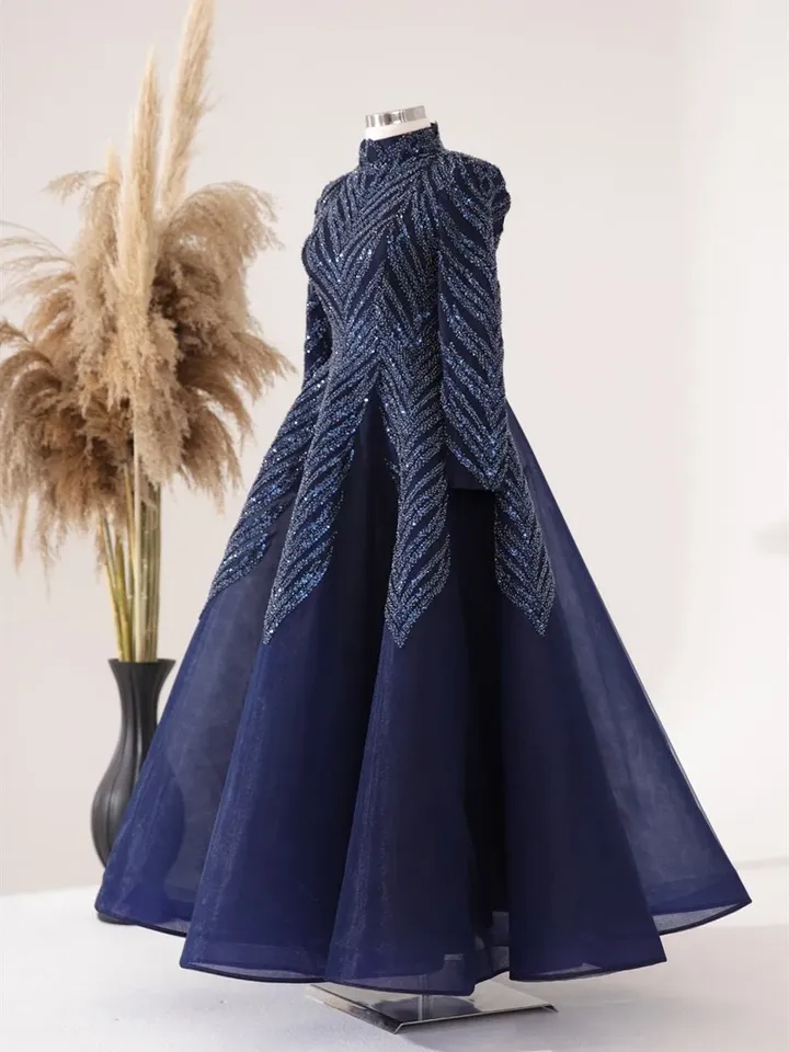 AHUNARE HIJAB - Wedding Dress, Muslim Evening Gown, Nikah, Islamic Wedding, Engagement, Bridesmaid