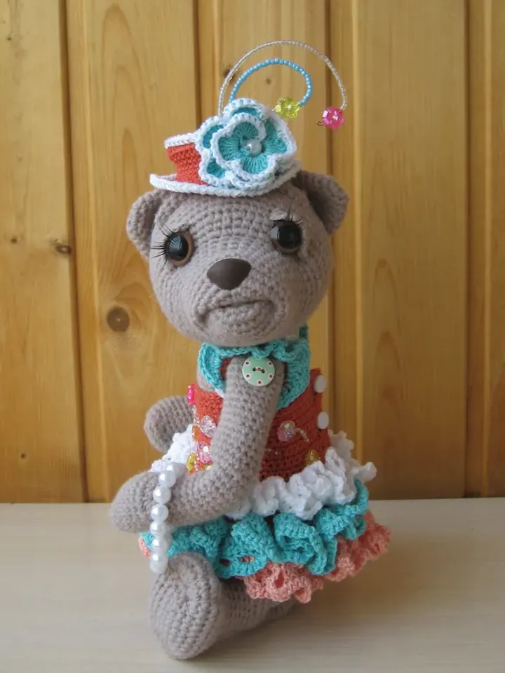 TUTORIAL: Bear MONICA crochet pattern 2 in 1 set