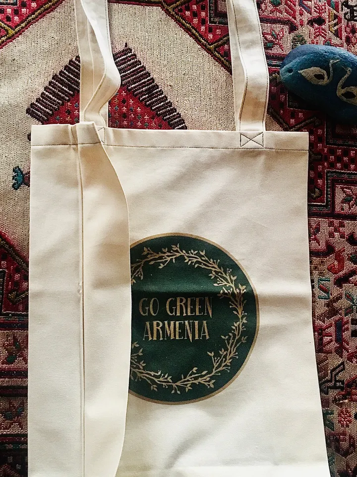 Canvas Ecobags with GGA logo with your customized logo or photo