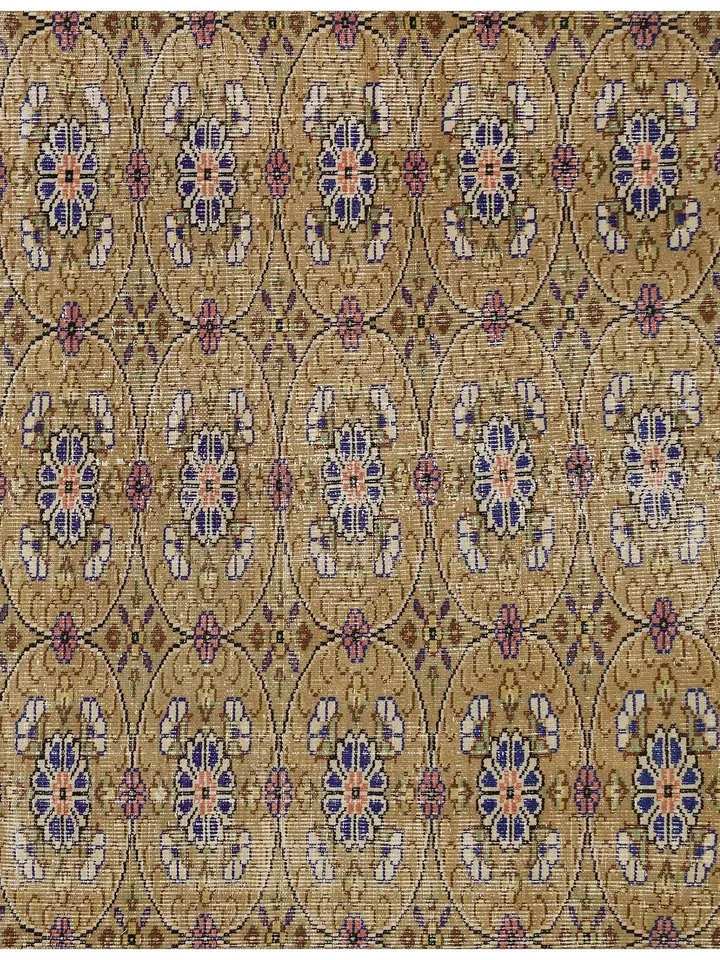 Add a touch of nature to your living room with this Natural Turkish Rug