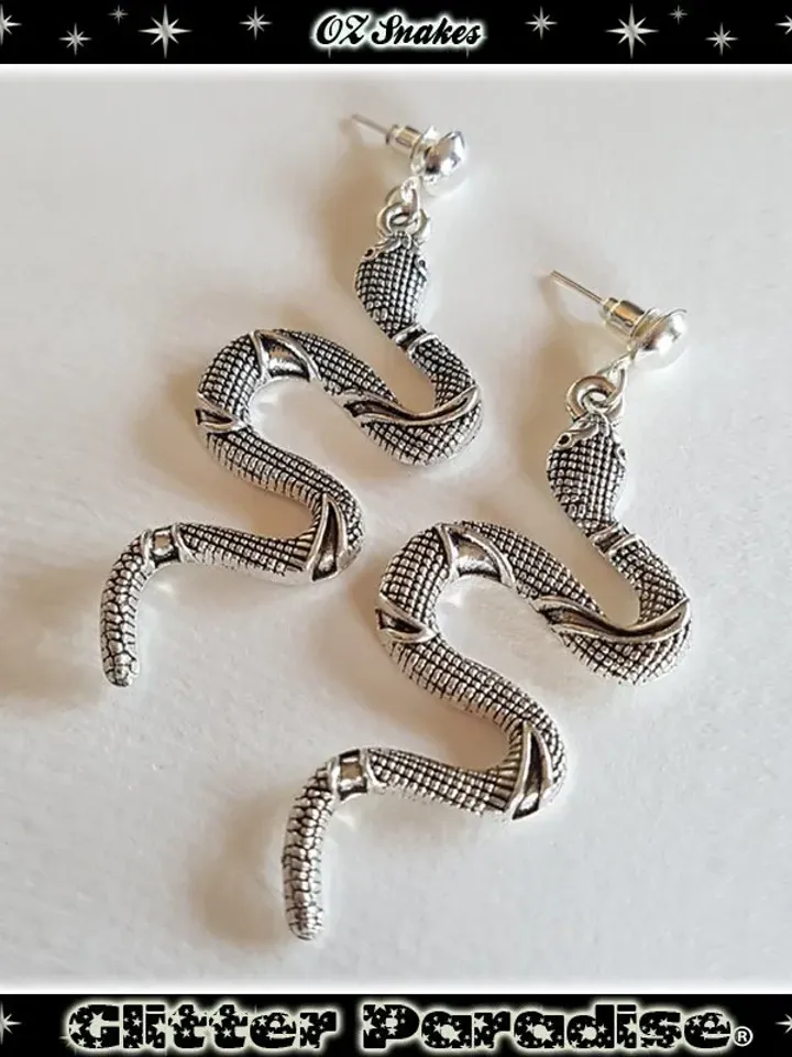 OZ Snakes - Boucles d'Oreilles - Serpents - Magie - Wicca - Witchcraft - Salem - Neo-paganism - Sorcellerie - Glitter Paradise®