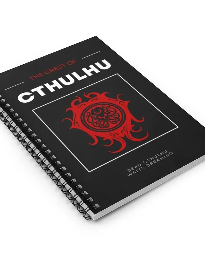 Dead Cthulhu 6X8&quot; Spiral Notebook | Ruled Line DnD Notebook, Dungeons and Dragons Campaign Journal, DnD Adventurer&#39;s Logbook, TTRPG Diary