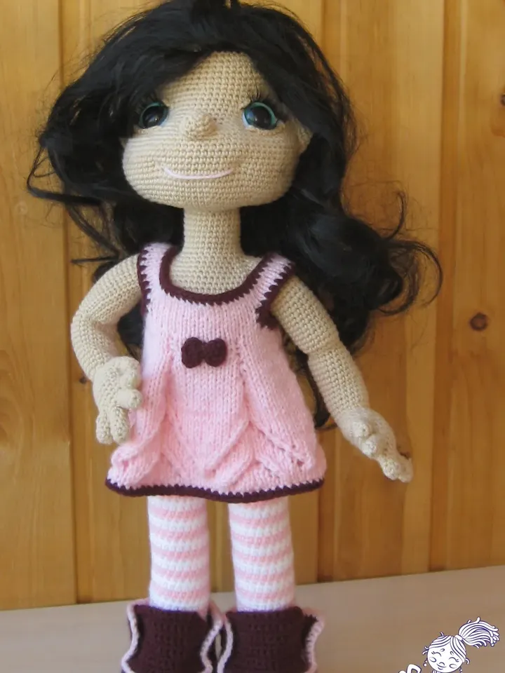 TUTORIAL: Long legged Doll crochet pattern, size 40-50cm*