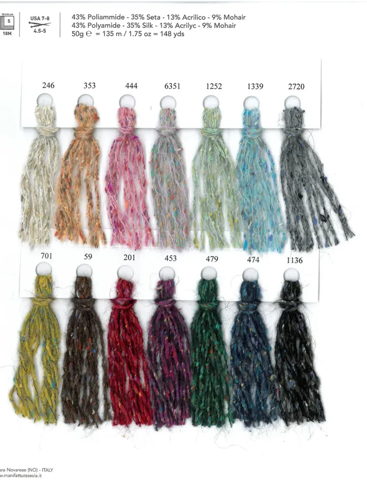 Sesia Dolce Tweed Silk blended Mohair <MADE IN ITALIA>