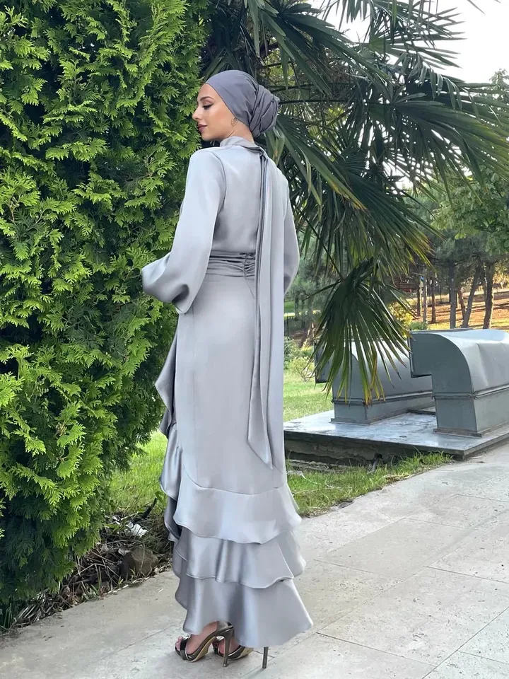 AHUNARE HIJAB - Bridesmaid Dress, Muslim Evening Dress, Nikah, Islamic Wedding, Engagement, Bridesmaid, , Prom Dresses, Long Dress,
