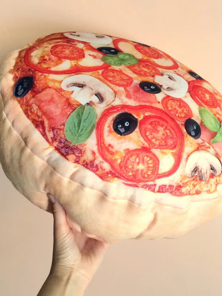 Pizza Pillow / Giant pizza / Food pillow / Pizza gifts / pizza Cushion / pizza lover gift