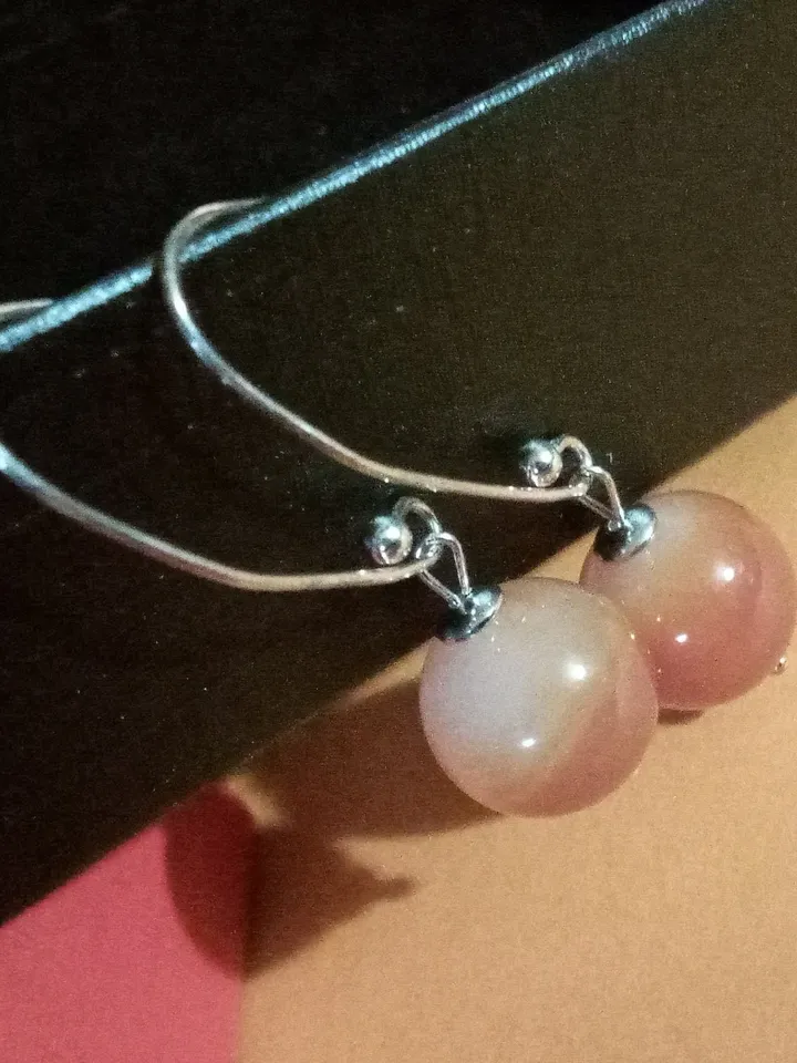 Orecchini in argento con corniola Carnelian Silver Sterling Earrings